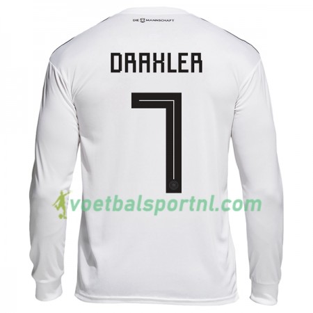 Duitsland Draxler 7 Thuis Shirt WK voetbal 2018 L/S